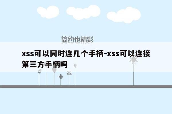 xss可以同时连几个手柄-xss可以连接第三方手柄吗