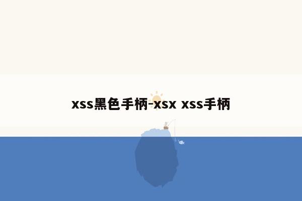 xss黑色手柄-xsx xss手柄