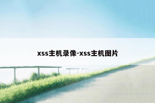 xss主机录像-xss主机图片