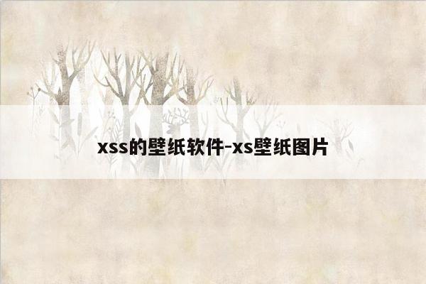 xss的壁纸软件-xs壁纸图片