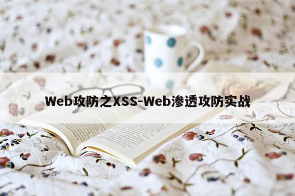 Web攻防之XSS-Web渗透攻防实战