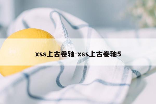xss上古卷轴-xss上古卷轴5