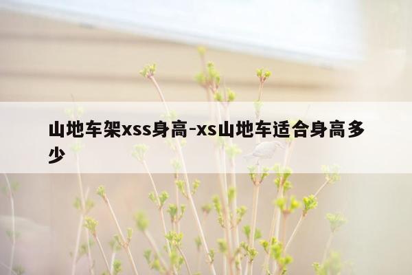 山地车架xss身高-xs山地车适合身高多少