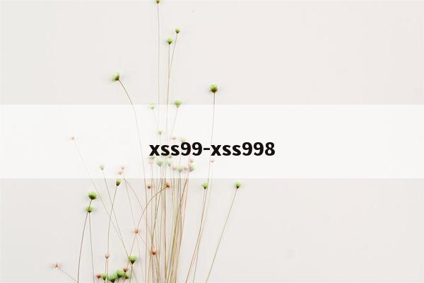 xss99-xss998