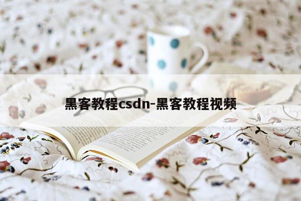 黑客教程csdn-黑客教程视频