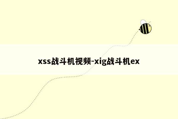 xss战斗机视频-xig战斗机ex